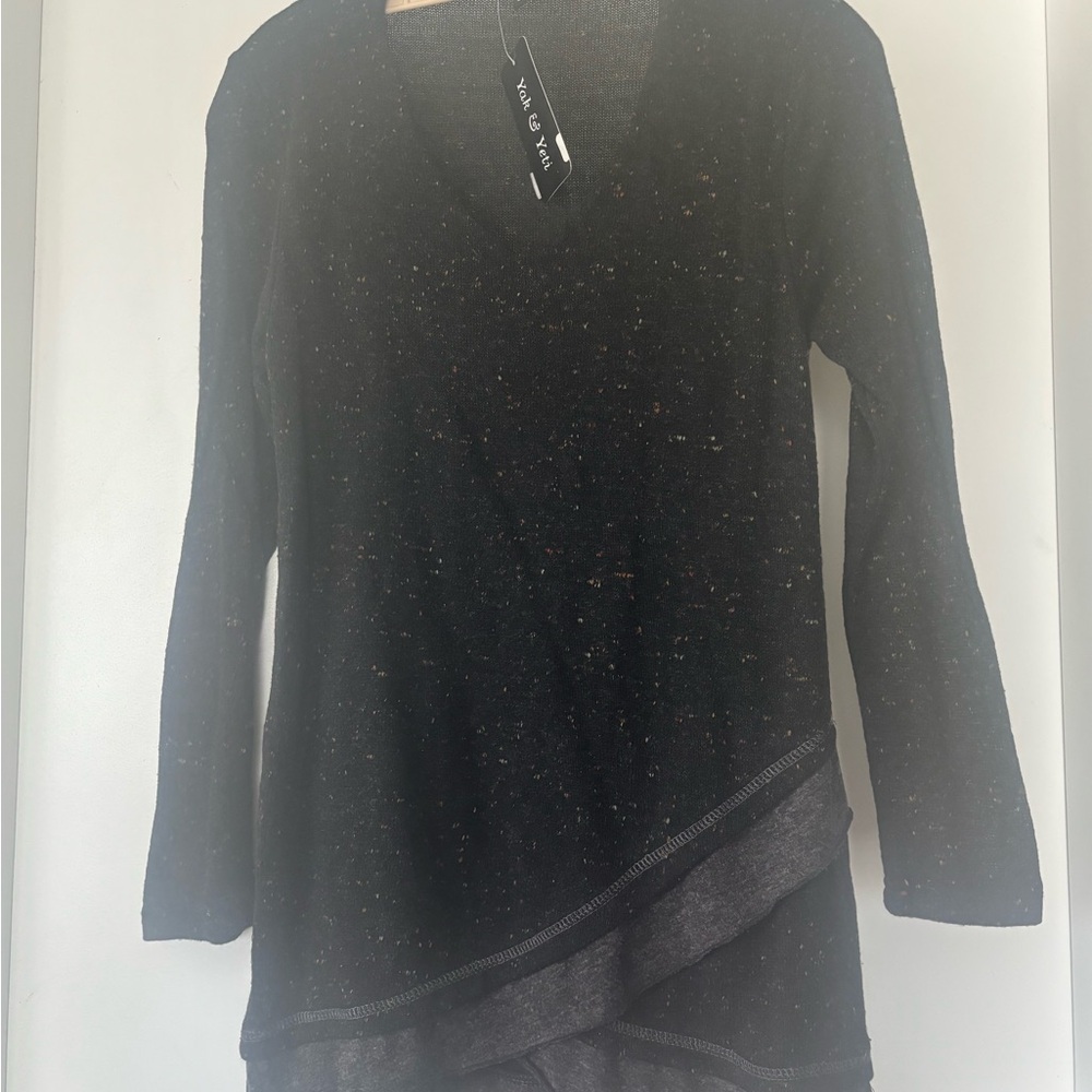 Black V-Neck Sweater